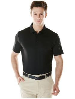 TSLA Men's Dri Flex Tech Polo Premium Active Fit Solid Top Shirt