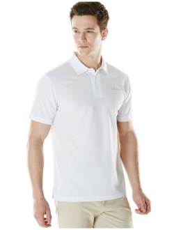 TSLA Men's Dri Flex Tech Polo Premium Active Fit Solid Top Shirt