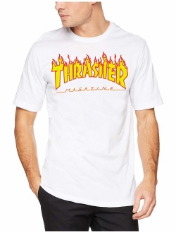 Thrasher Flame Cotton Printed Short Sleeve T-Shirt