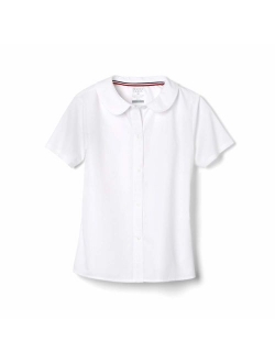 Girls' Short Sleeve Peter Pan Collar Blouse