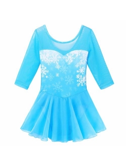 BAOHULU Toddlers Dancing Cosplay Tutu Ballet Leotard for Girls 3-12 Years