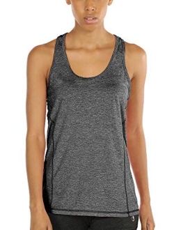 icyzone Workout Tank Tops for Women - Racerback Athletic Yoga Tops, Running Exercise Gym Shirts