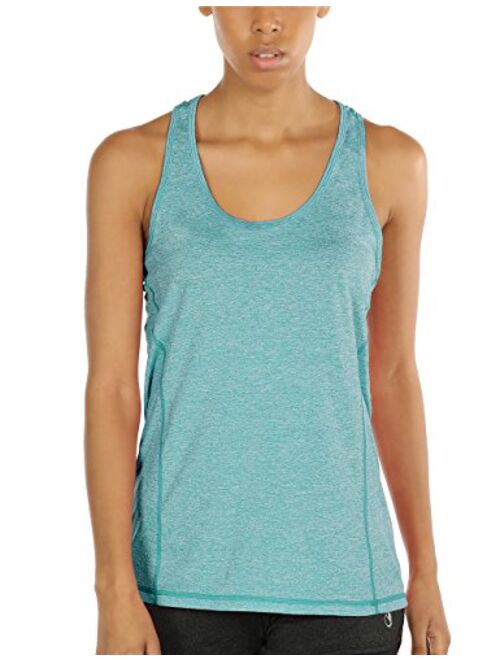 icyzone Workout Tank Tops for Women - Racerback Athletic Yoga Tops, Running Exercise Gym Shirts