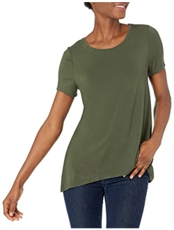 Women's Short-Sleeve Scoopneck Swing Tee