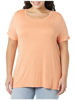 Women's Short-Sleeve Scoopneck Swing Tee