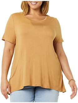 Women's Short-Sleeve Scoopneck Swing Tee