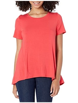 Women's Short-Sleeve Scoopneck Swing Tee