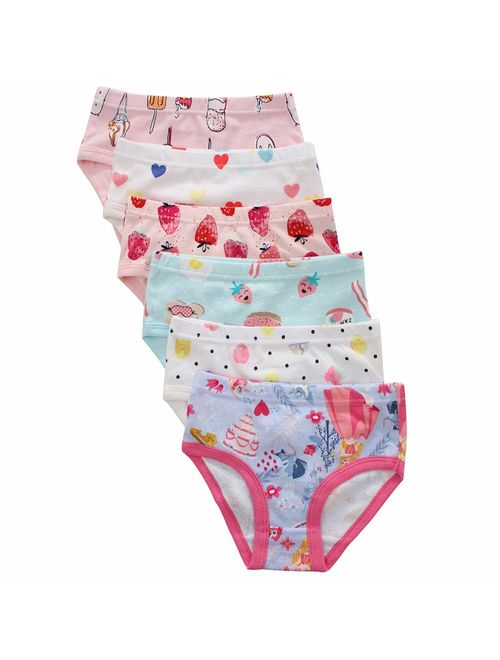 Benetia Girls Underwear Girl Cotton Panties kids Briefs Size 2t 3t