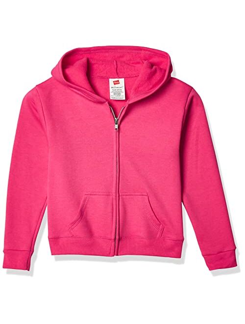 Hanes Big Girls' ComfortSoft Ecosmart Full-Zip Fleece Hoodie