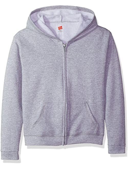 Hanes Big Girls' ComfortSoft Ecosmart Full-Zip Fleece Hoodie