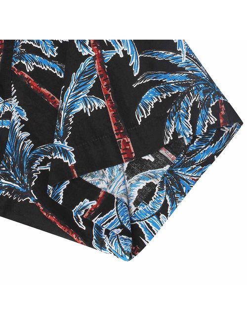 Havana Breeze Men's Relaxed-Fit 100% Cotton Hawaiian Shirt