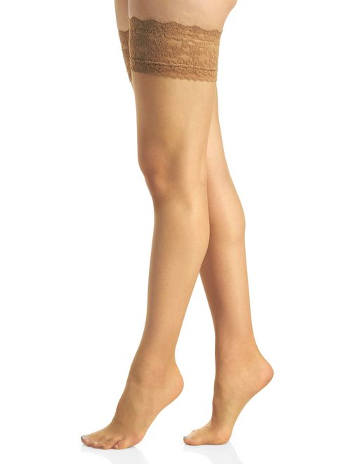 Berkshire Women's Romantic Lace Top Thigh Highs - Sandalfoot