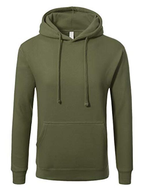 Mens Premium Heavyweight Pullover Hoodie Sweatshirts