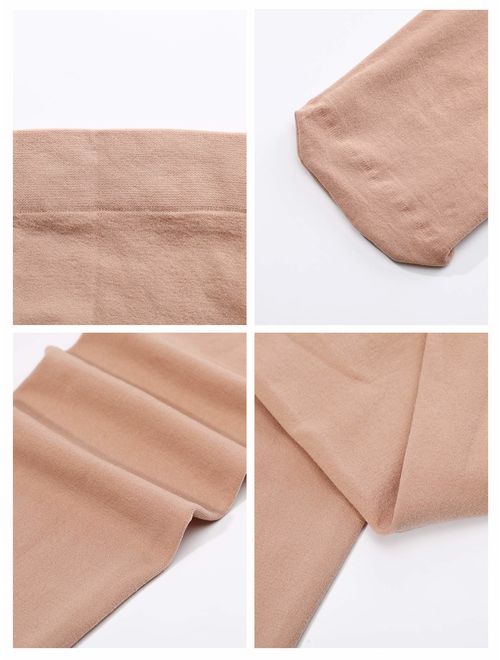 4 Pairs Women's Silk Thigh High Stockings Nylon Socks for Women Halloween Cosplay Party Accessory