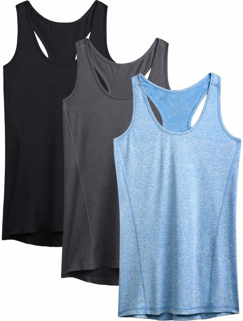 Neleus Women's Racerback Yoga Workout Tank Top