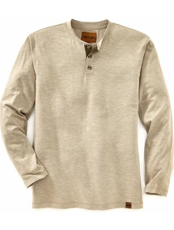 Venado Henley Long Sleeve Shirts for Men - Mens Henley with Flex Material