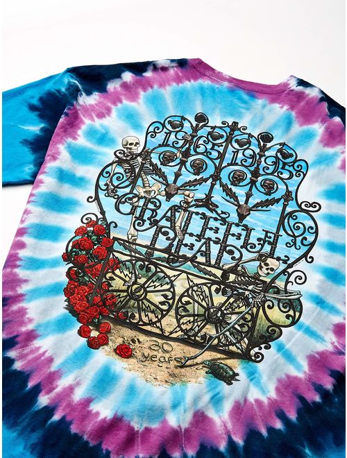 Liquid Blue Men's Grateful Dead 30th Anniversary Short-Sleeve Tie dye T-Shirt