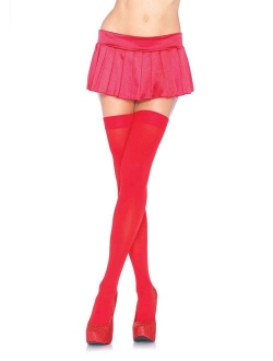 Women's Solid Hue Thigh Highs