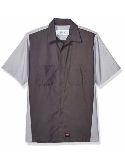 Red Kap Men's Rip-stop Short-sleeve Crew Shirt