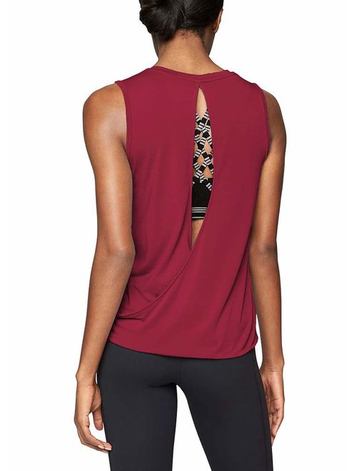 Mippo Workout Clothes for Women Cute Open Back Yoga Tops Muscle Tank Running Tank Tops