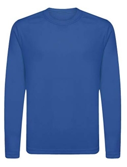 Opna Youth Athletic Performance Long Sleeve Shirts for Boy's or Girl's - Moisture Wicking