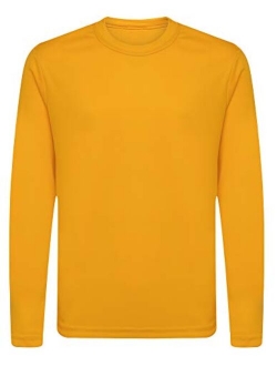 Opna Youth Athletic Performance Long Sleeve Shirts for Boy's or Girl's - Moisture Wicking