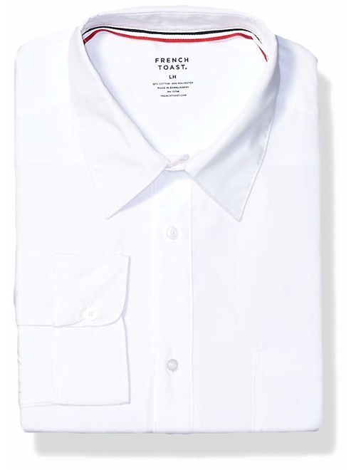 French Toast Boys' Long Sleeve Poplin Dress Shirt