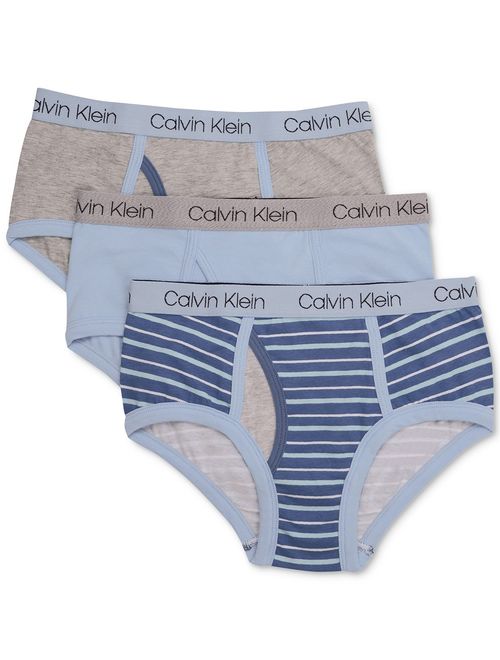 Calvin Klein Boys' Assorted 3 Pack Briefs