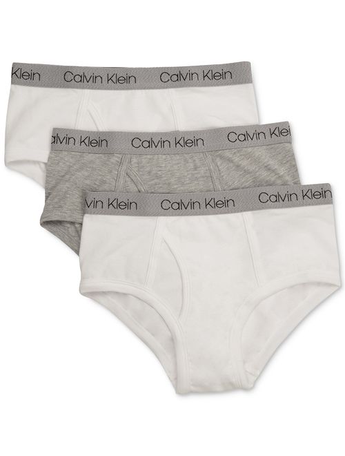 Calvin Klein Boys' Assorted 3 Pack Briefs