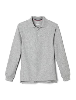 Boys' Long-Sleeve Pique Polo Shirt