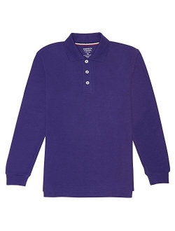 Boys' Long-Sleeve Pique Polo Shirt