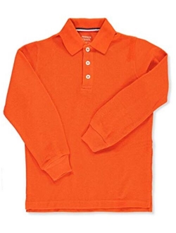 Boys' Long-Sleeve Pique Polo Shirt