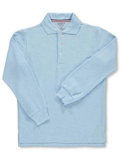 Boys' Long-Sleeve Pique Polo Shirt