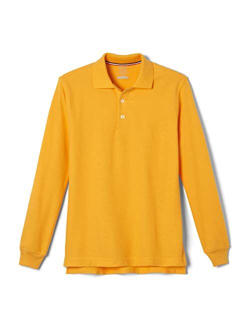 French Toast Boys' Long-Sleeve Pique Polo Shirt