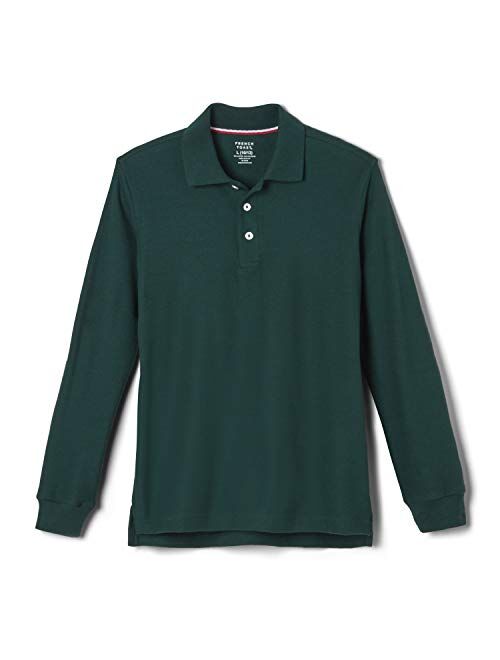 French Toast Boys' Long-Sleeve Pique Polo Shirt