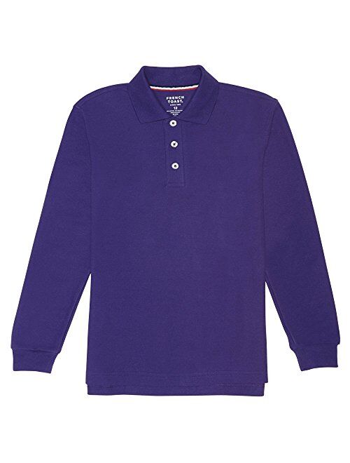 French Toast Boys' Long-Sleeve Pique Polo Shirt