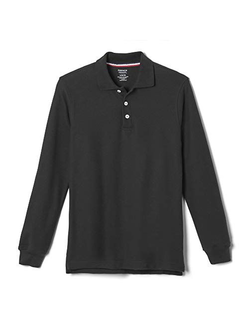 French Toast Boys' Long-Sleeve Pique Polo Shirt