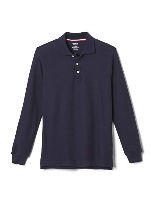 French Toast Boys' Long-Sleeve Pique Polo Shirt