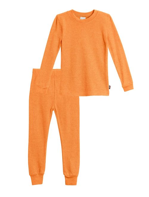 Bodtek Boys Thermal Long Underwear Set for Kids Fleece Lined Long Johns for  Pajamas or Base