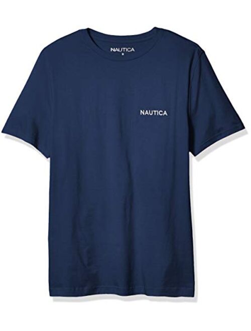 Nautica Men's Short Sleeve Solid Crew Neck T-Shirt