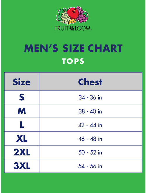 Fruit of the Loom Men's Active Cotton Blend White Crew T-Shirts, 8 Pack