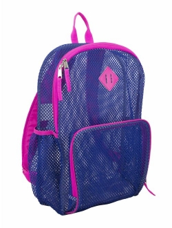 Eastsport Multi-Purpose Mesh Backpack with Front Pocket, Adjustable Straps and Lash Tab