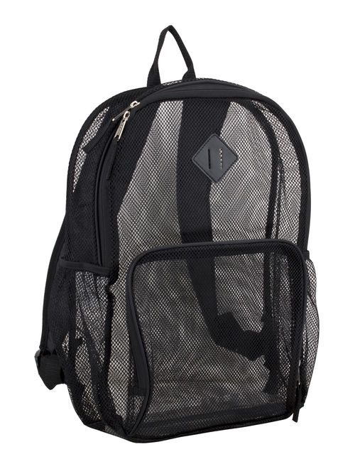 Eastsport Multi-Purpose Mesh Backpack with Front Pocket, Adjustable Straps and Lash Tab