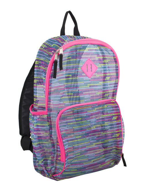 Eastsport Multi-Purpose Mesh Backpack with Front Pocket, Adjustable Straps and Lash Tab