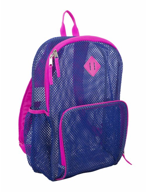 Eastsport Multi-Purpose Mesh Backpack with Front Pocket, Adjustable Straps and Lash Tab