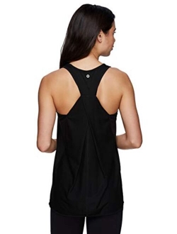 Active Women's Fashion Twist Back Detail Flowy Yoga Tank Top