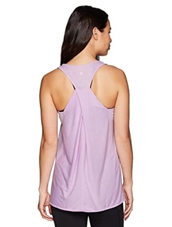 Active Women's Fashion Twist Back Detail Flowy Yoga Tank Top