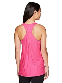 Active Women's Fashion Twist Back Detail Flowy Yoga Tank Top