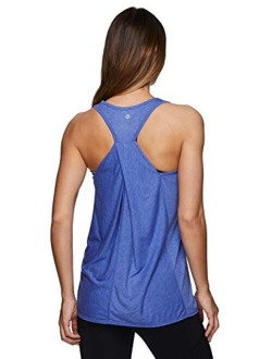 Active Women's Fashion Twist Back Detail Flowy Yoga Tank Top