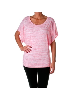 B8821 BELLA+CANVAS Ladies' Flowy Draped-Sleeve Dolman Tee